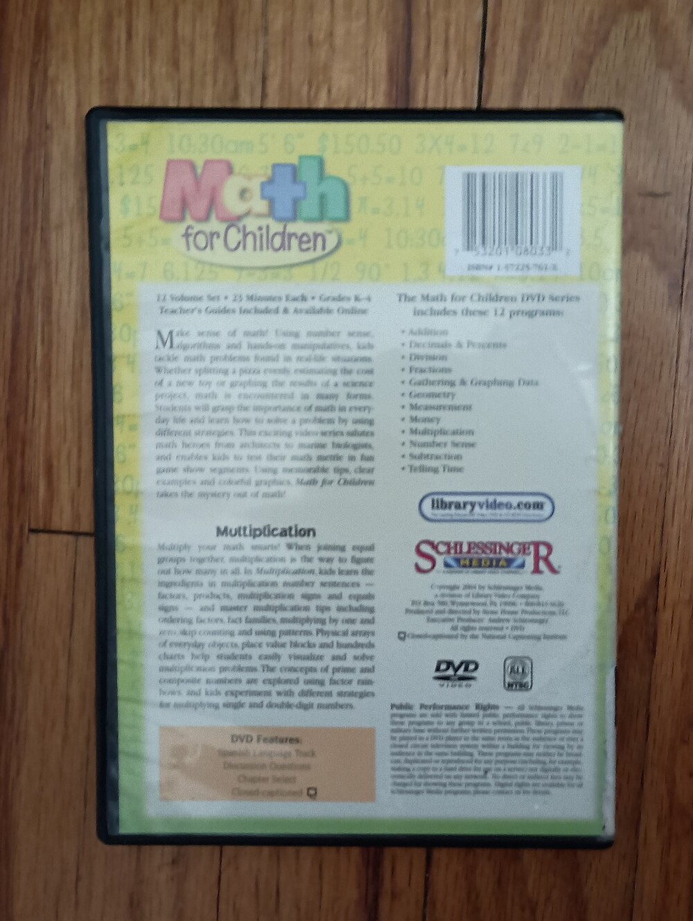 3/$10 🌟 Math for Children: Multiplication DVD - Picture 2 of 6